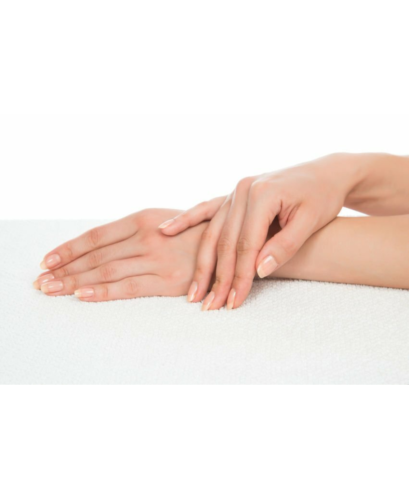 v - Dépose gel mains cliente extérieure avant remplissage