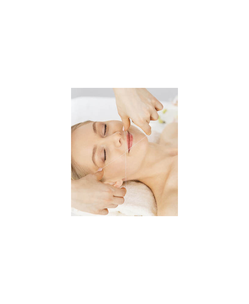 Epilation au fil -  lèvre