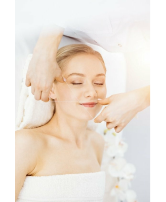 Epilation au fil -  lèvre