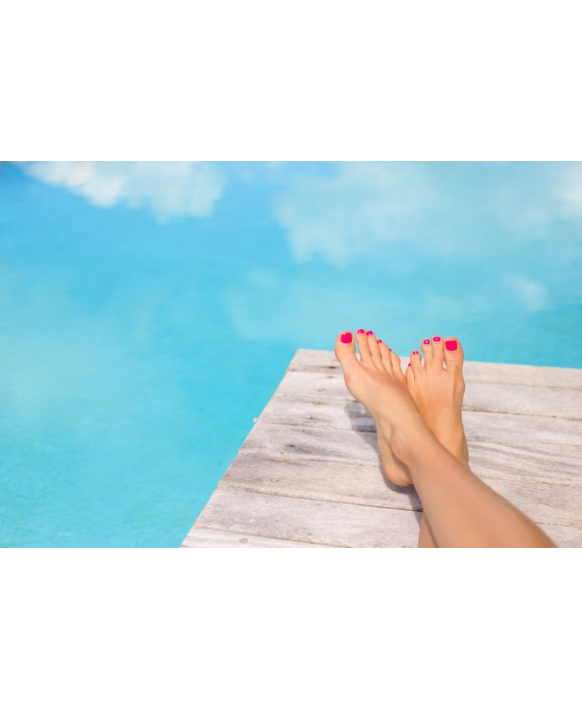 Pose semi permanent  pieds